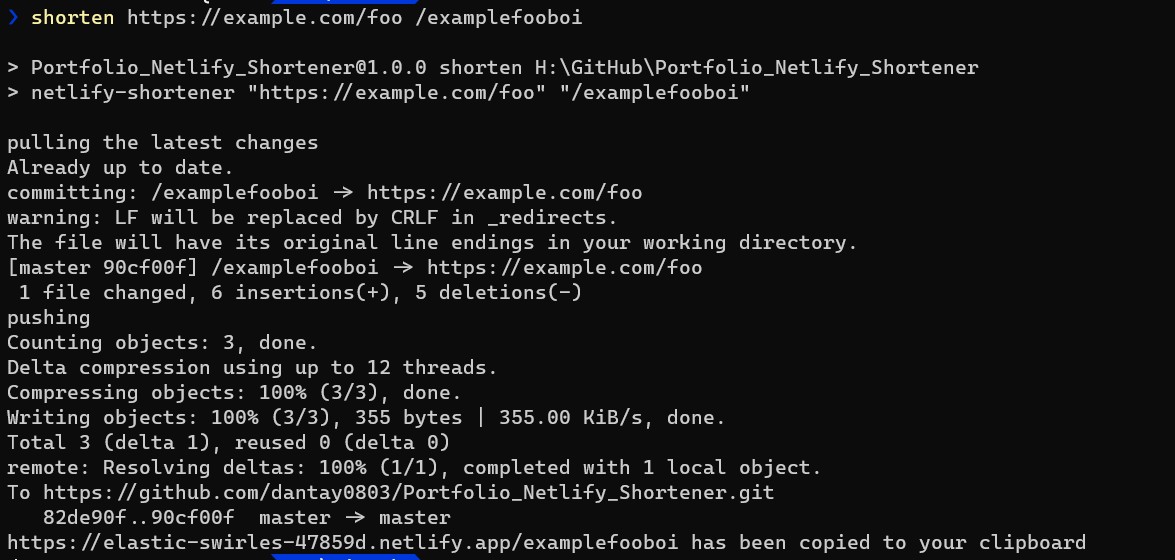 Running out PowerShell script in the new Windows
terminal.