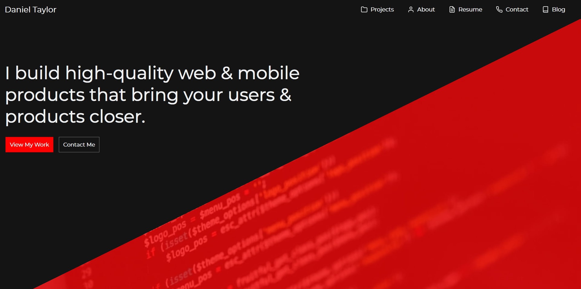 Screenshot of this sites updated hear.